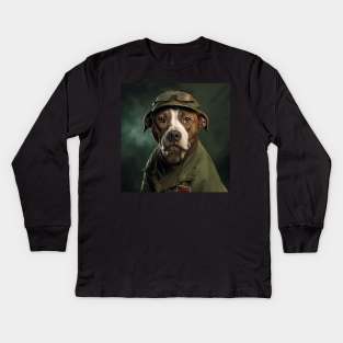 Staffy Medic Kids Long Sleeve T-Shirt